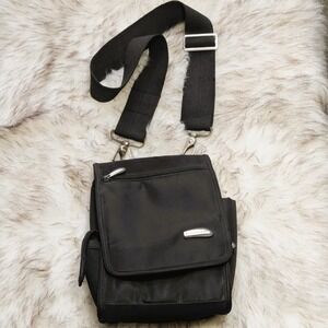 Travelon Black Anti-Theft Classic Crossbody Bag Silver Hardware